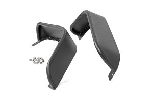 Jeep Wrangler Fender Flare - Front - Rough Country - Tubular Steel - Black - '07-'18
